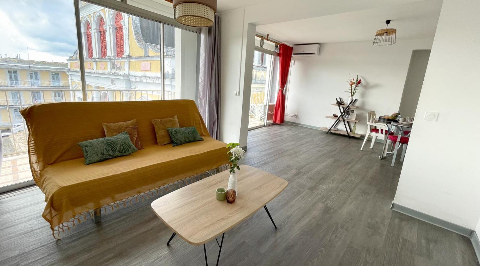 Grand Sejour Lumineux Avec Balcon & Vue Cathedrale Apartman Pointe-à-Pitre Kültér fotó